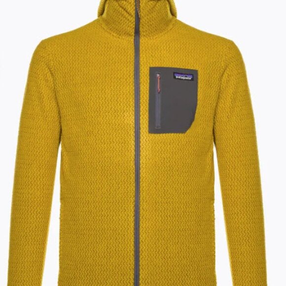 Patagonia R1 Air Full Zip Hoody (Cosmic Gold) - Medium - Picture 4 of 4